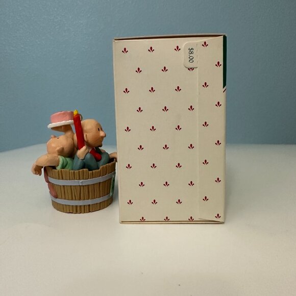 Vintage Hallmark Keepsake Ornament Three Men In A Tub 1987 - Picture 7 of 9